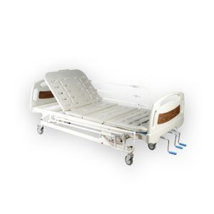 خرید تخت مکانیکی سه شکن - قیمت تخت بیمارستانی مکانیکی - تخت مکانیکی بیمارستانی سه شکن